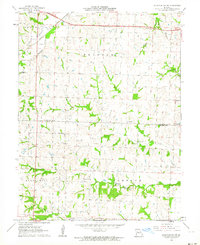 Knob Noster NW 1961 topographic map thumbnail