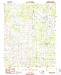 Koshkonong 1986 topographic map thumbnail