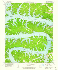 Lake Ozark 1959 topographic map thumbnail