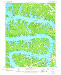 Lake Ozark 1959 topographic map thumbnail
