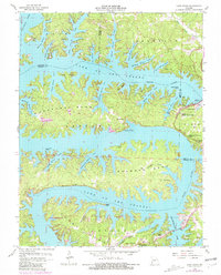 Lake Ozark 1959 topographic map thumbnail