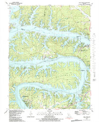Lake Ozark 1983 topographic map thumbnail