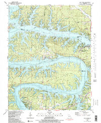 Lake Ozark 1983 topographic map thumbnail