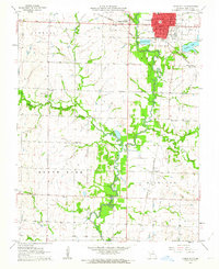 Lamar South 1962 topographic map thumbnail