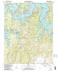 Lampe 1989 topographic map preview