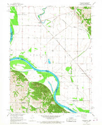 Langdon 1966 topographic map thumbnail