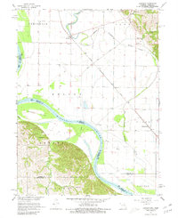 Langdon 1966 topographic map thumbnail