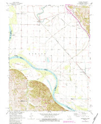 Langdon 1966 topographic map thumbnail