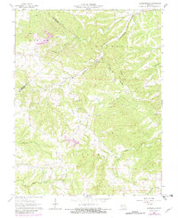 Lawrenceton 1964 topographic map thumbnail