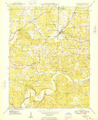 Leasburg 1948 topographic map thumbnail