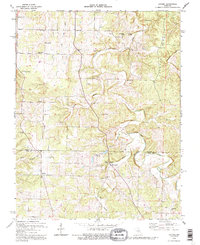 Lecoma 1992 topographic map thumbnail