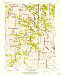 Lees Summit 1949 topographic map thumbnail
