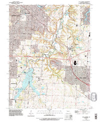 Lees Summit 1990 topographic map thumbnail