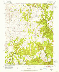 Leesville 1953 topographic map thumbnail