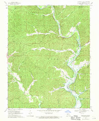 Lesterville SE 1969 topographic map thumbnail