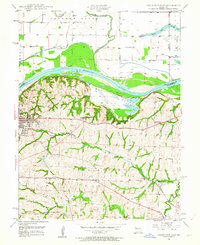 Lexington East 1949 topographic map thumbnail