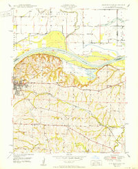 Lexington East 1950 topographic map thumbnail