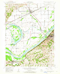 Lexington West 1949 topographic map thumbnail