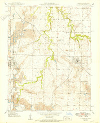 Liberal 1950 topographic map preview