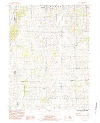 Lindley 1984 topographic map thumbnail