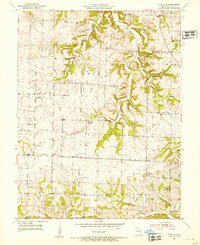 Lone Elm 1952 topographic map thumbnail