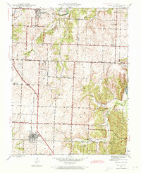 Lowry City 1941 topographic map thumbnail