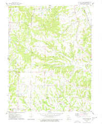 Luckett Ridge 1975 topographic map thumbnail