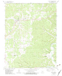 Macks Creek 1982 topographic map thumbnail