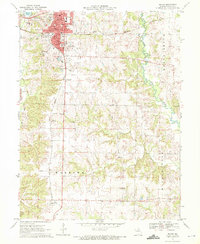 Macon 1971 topographic map thumbnail