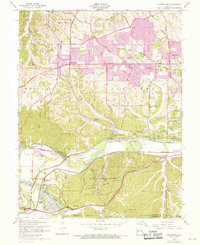 Manchester 1954 topographic map thumbnail