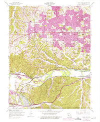 Manchester 1954 topographic map thumbnail