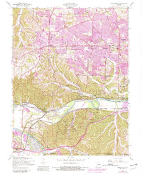 Manchester 1954 topographic map thumbnail