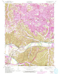 Manchester 1954 topographic map thumbnail