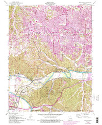 Manchester 1954 topographic map thumbnail