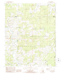 Manes 1987 topographic map thumbnail