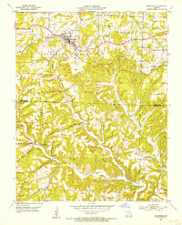 Mansfield 1951 topographic map preview