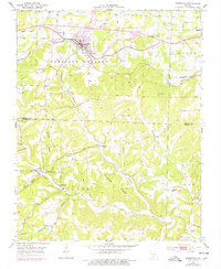 Mansfield 1951 topographic map thumbnail
