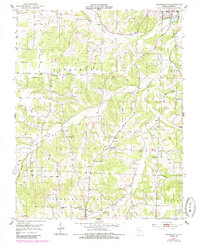 Mansfield NE 1951 topographic map thumbnail