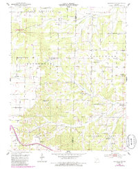 Mansfield NW 1985 topographic map thumbnail