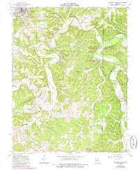 Maramec Spring 1963 topographic map thumbnail