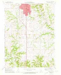 Marshall South 1971 topographic map thumbnail