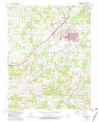 Marshfield 1982 topographic map thumbnail