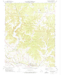 Marthasville 1972 topographic map thumbnail