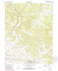 Marthasville 1972 topographic map thumbnail