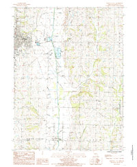 Maryville East 1985 topographic map thumbnail