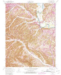 Maxville 1954 topographic map preview