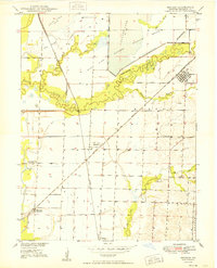 Mendon 1949 topographic map preview