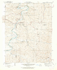 Meramec State Park 1934 topographic map preview