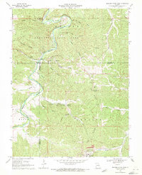 Meramec State Park 1969 topographic map thumbnail
