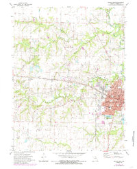 Mexico West 1972 topographic map thumbnail